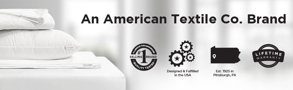 An American Textile Company banner
