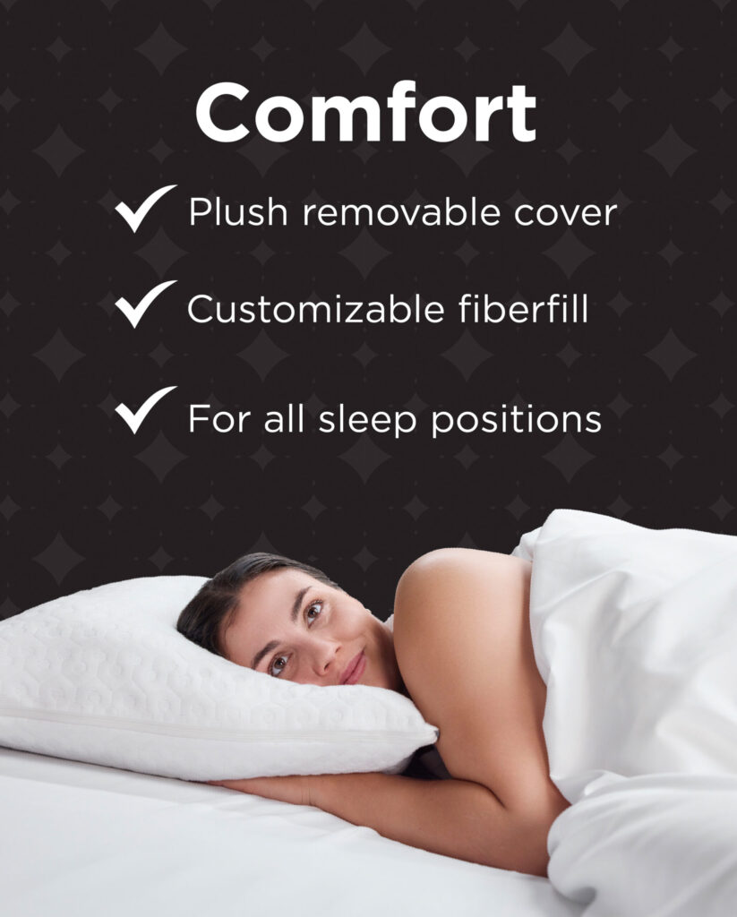 Platinum Pillow Comfort - Plush removable cover