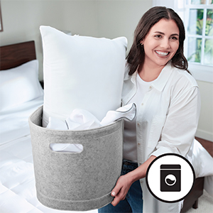 Platinum Pillow is machine washable